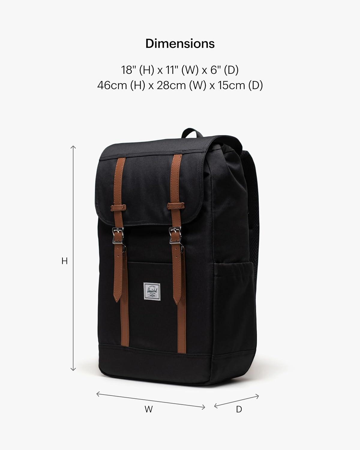 image:imageHerschel Retreat Backpack Moonbeam Small 17LBlack