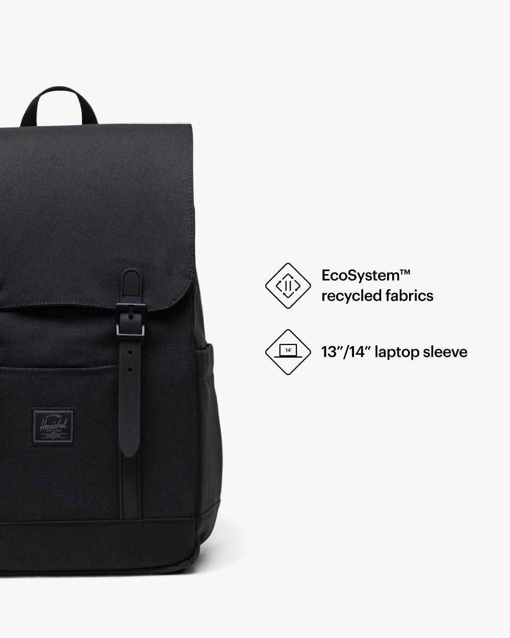 image:imageHerschel Retreat Backpack Moonbeam Small 17LBlack Tonal