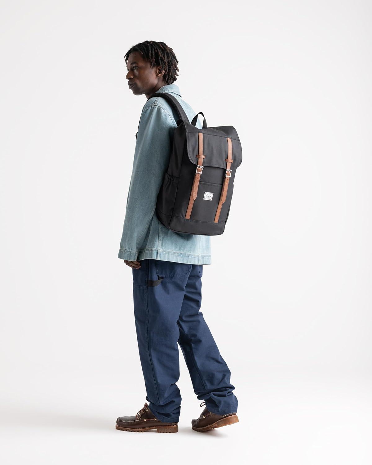 image:imageHerschel Retreat Backpack Moonbeam Small 17LBlack Tonal
