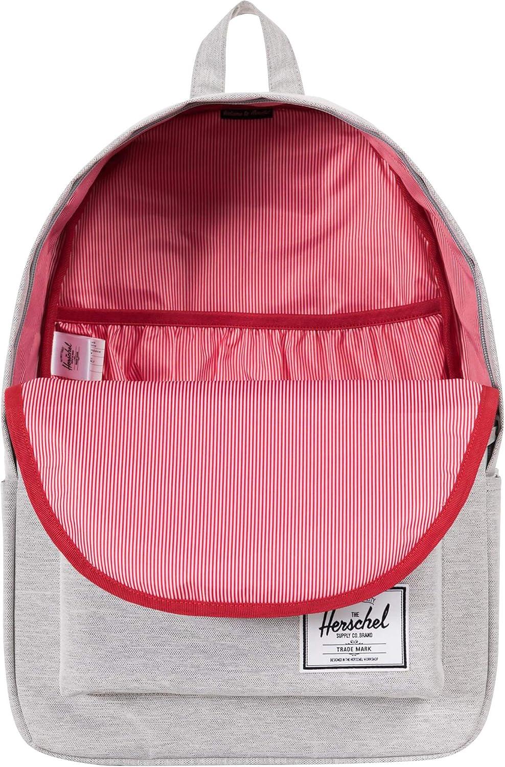 image:imageHerschel Supply Co Classic XL Backpack Weather ResistantLight Grey Crosshatch