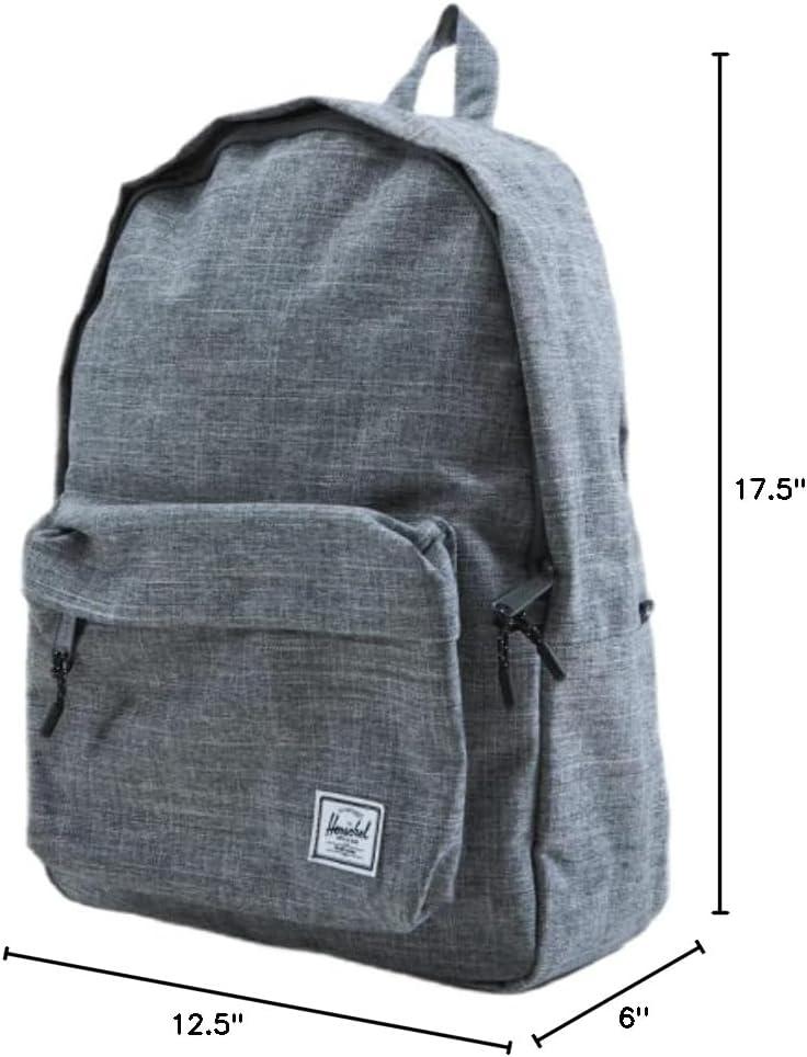 image:imageHerschel Supply Co Classic XL Backpack Weather ResistantRaven Crosshatch