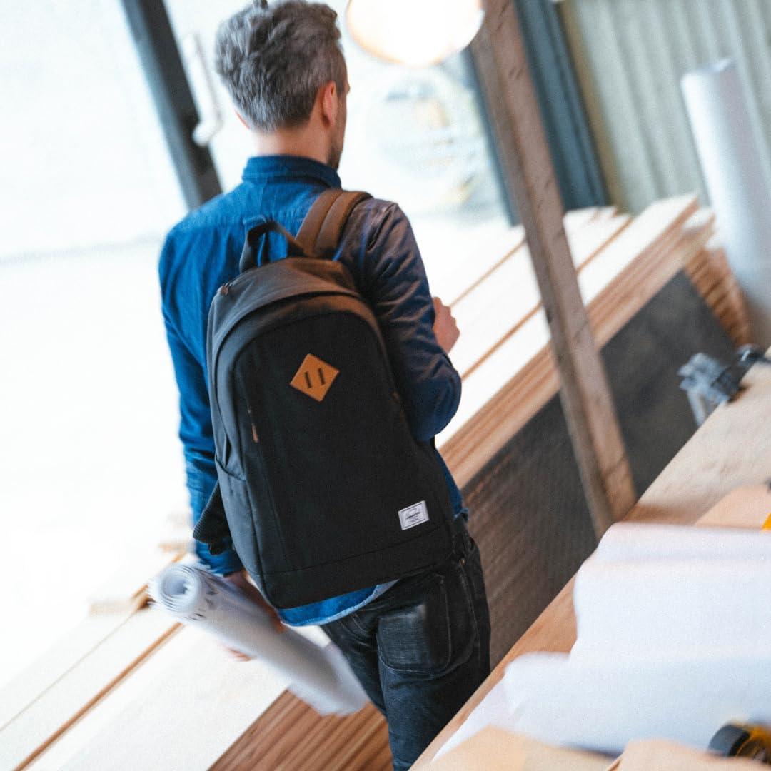 image:imageHerschel Supply Co Unisex Seymour Backpack Black Tonal 26LAsh Rose