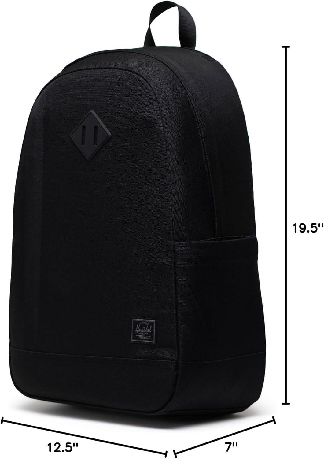 image:imageHerschel Supply Co Unisex Seymour Backpack Black Tonal 26LBlack Tonal