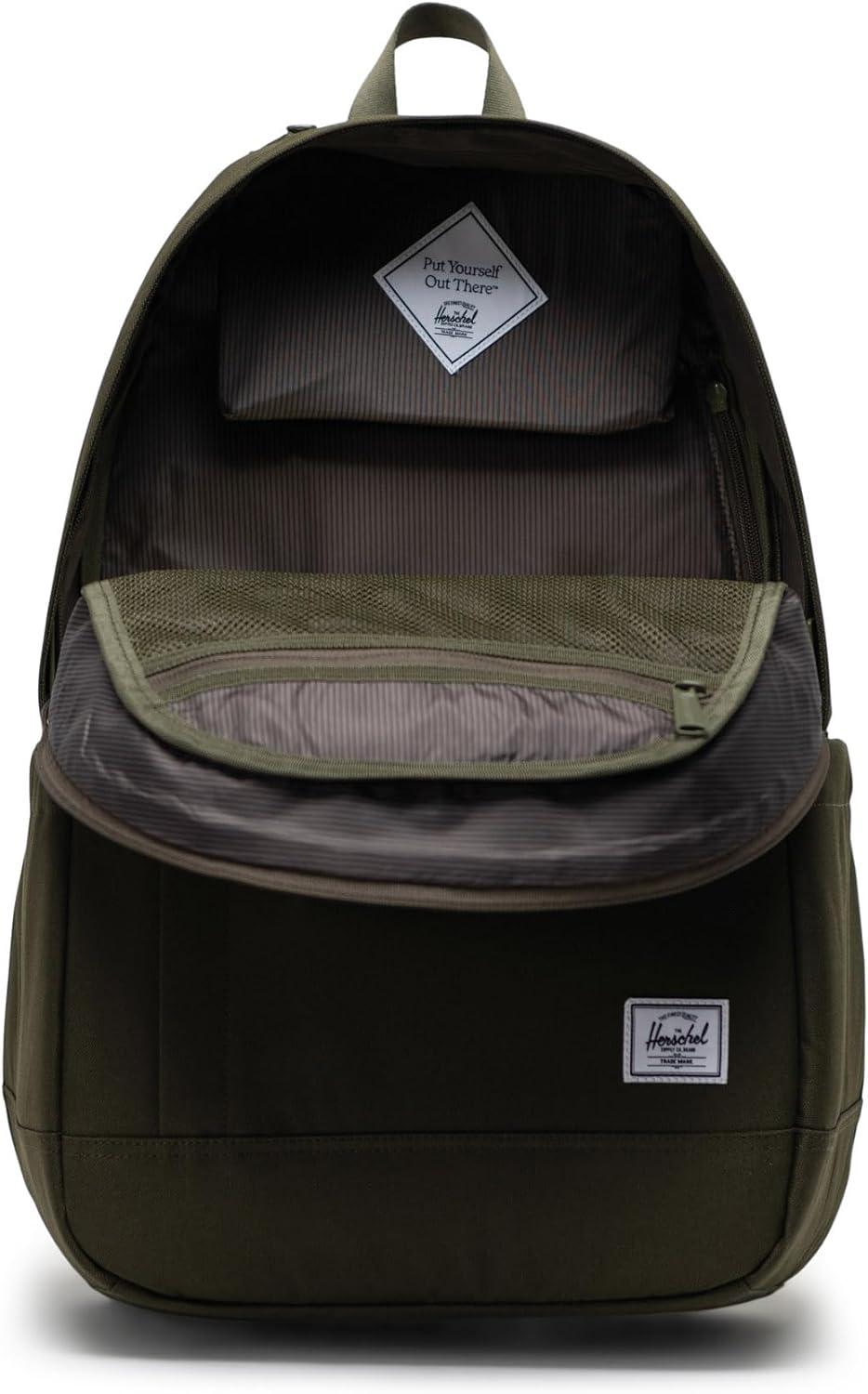 image:imageHerschel Supply Co Unisex Seymour Backpack Black Tonal 26LIvy Green