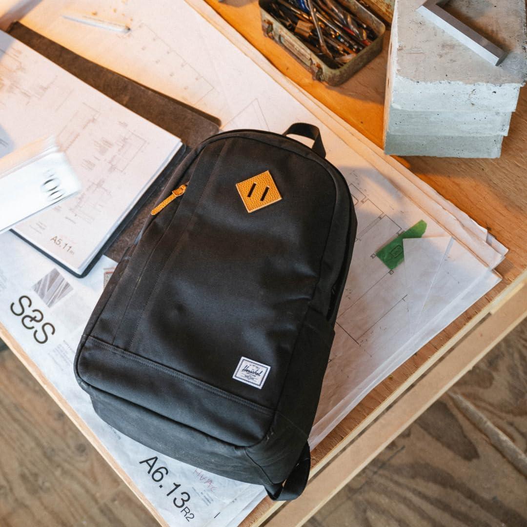 image:imageHerschel Supply Co Unisex Seymour Backpack Black Tonal 26LIvy Green