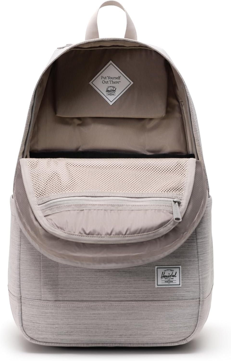 image:imageHerschel Supply Co Unisex Seymour Backpack Black Tonal 26LLight Grey Crosshatch