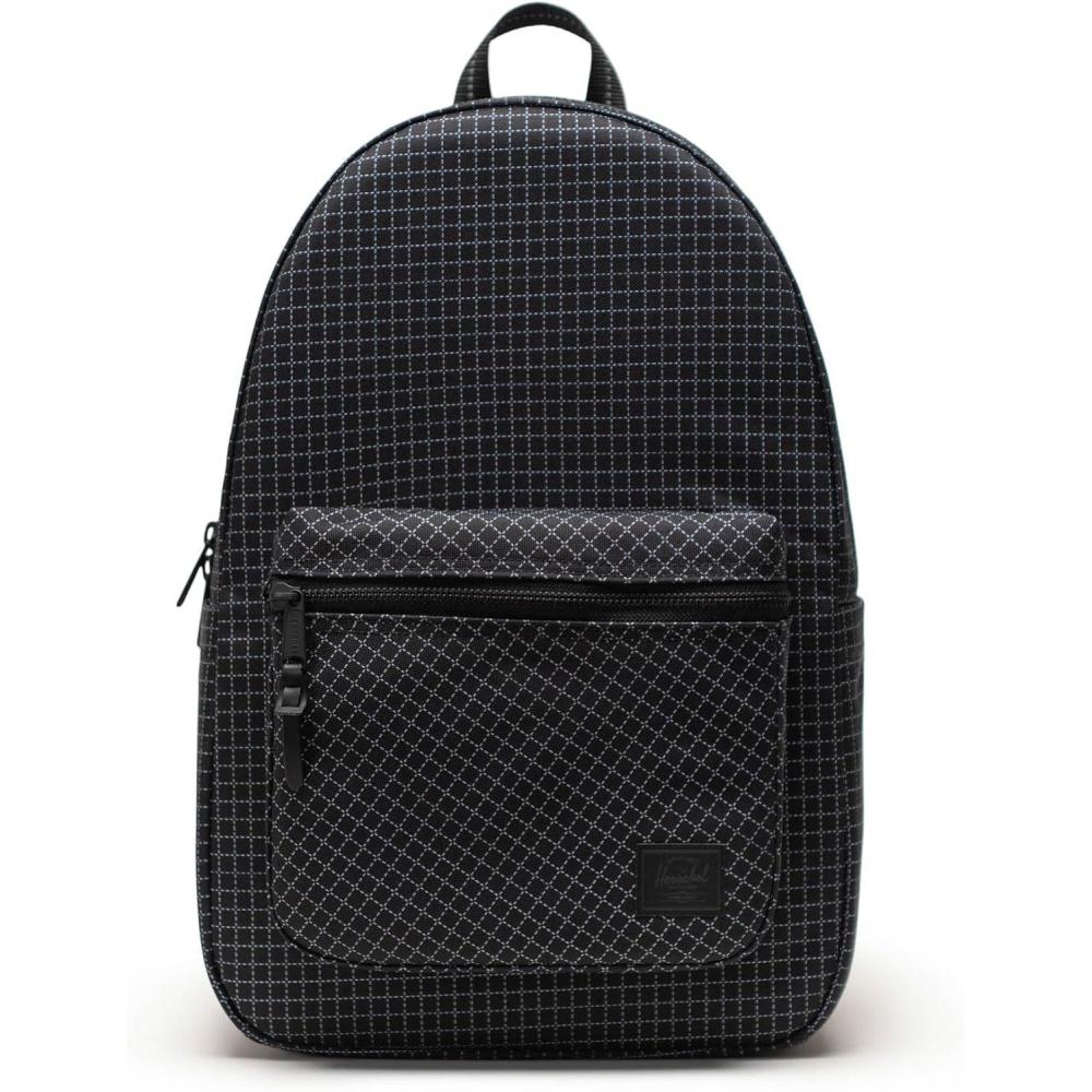 image:imageHerschel Settlement Quilted Backpack Black One SizeGrid  Black