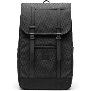 Herschel Retreat Backpack, Moonbeam, Small – 17L(Black Diamond/Black)