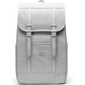 Herschel Retreat Backpack, Moonbeam, Small – 17L(Grey Crosshatch (Limited Edition))