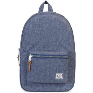 Herschel Settlement Quilted Backpack, Black, One Size(Dark Chambray Crosshatch)