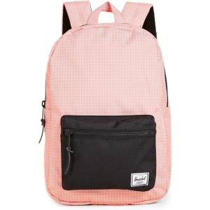Herschel Settlement Quilted Backpack, Black, One Size(Strawberry Ice Grid/Black)